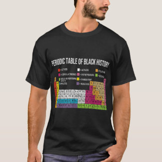 Periodic Table Of Black History, African T-Shirt