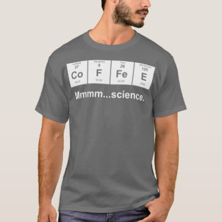 Periodic Table of Coffee White T-Shirt