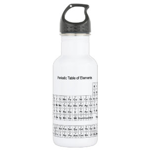 Periodic Table of Elements 32 oz. 532 Ml Water Bottle