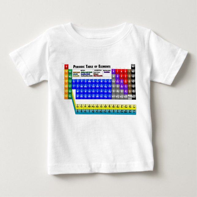 Periodic Table of Elements Baby T-Shirt (Front)