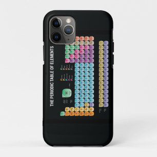 Periodic table of elements iPhone 11 pro case