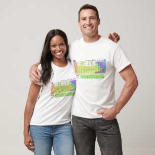 Periodic table of elements colourful T-Shirt