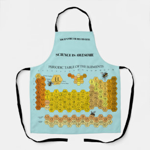 Periodic Table Of Elements Honeycomb With Bees Apron