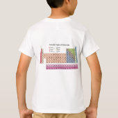 Periodic Table of Elements Kid T-Shirt (Back)
