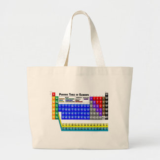 Periodic Table of Elements Large Tote Bag