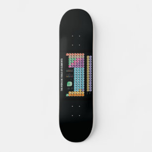 Periodic table of elements skateboard