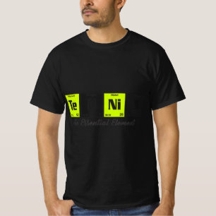Periodic table of elements Tennis Player gift for T-Shirt