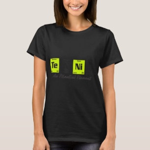 Periodic table of elements Tennis Player gift for T-Shirt