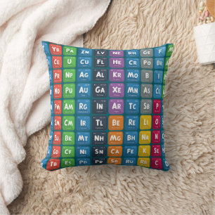 Periodic Table of the Elements 3 Cushion