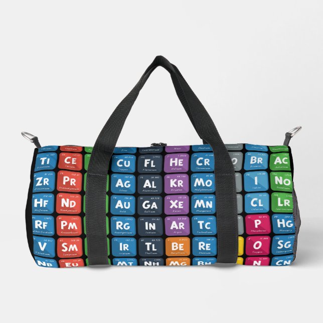 Periodic Table of the Elements 3 Duffle Bag (Front)