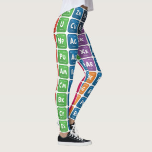 Periodic Table of the Elements 3 Leggings