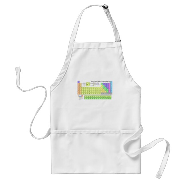 Periodic Table of the Elements Standard Apron (Front)