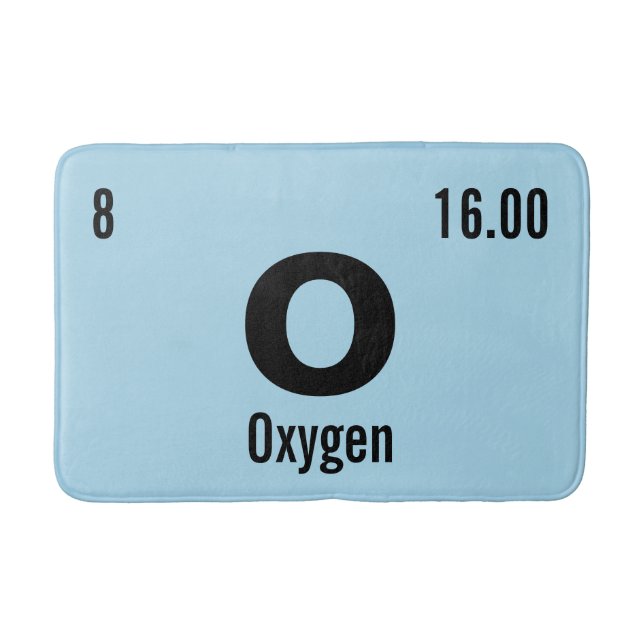 Periodic Table of the Elements Template Bath Mat (Front)