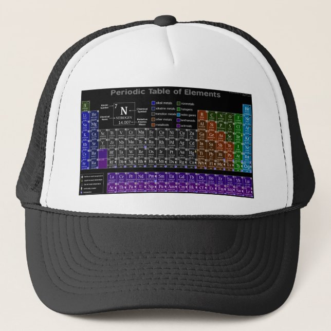 Periodic table of the Elements Trucker Hat (Front)
