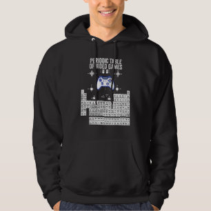 Periodic Table of Video Games Cool gamers Elements Hoodie