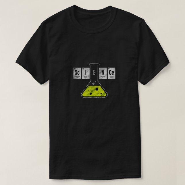Periodic Table “SCIENCE” T-Shirt – Chemistry-Inspi (Design Front)