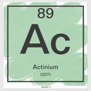 Periodic Table Sticker - Actinium