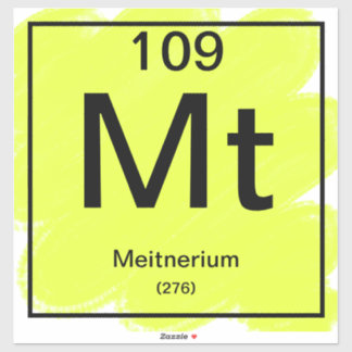 Periodic Table Sticker - Meitnerium