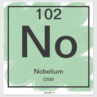 Periodic Table Sticker - Nobelium