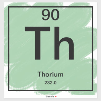 Periodic Table Sticker - Thorium