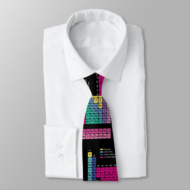 Periodic Table Tie (Tied)