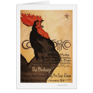 Periodical Cocorico Rooster Promotional Poster