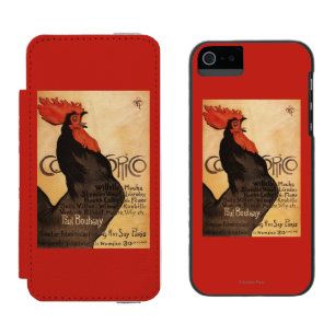 Periodical Cocorico Rooster Promotional Poster Incipio Watson™ iPhone 5 Wallet Case