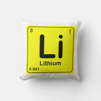 Periodical Table - Lithium Cushion