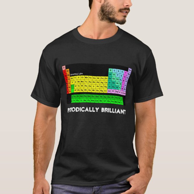 Periodically Brilliant T-Shirt, Black T-Shirt (Front)