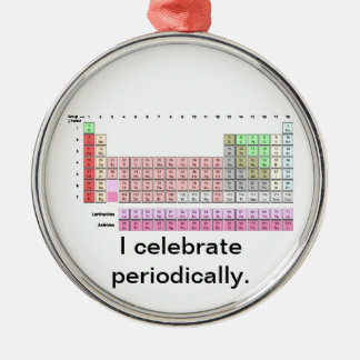 Periodically Metal Tree Decoration