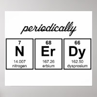 Periodically Nerdy Element Symbols