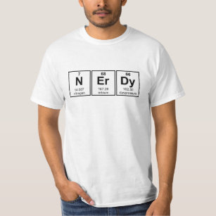 Periodically Nerdy Element Symbols T-Shirt