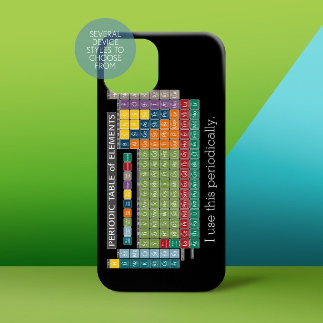 Periodically Periodic Table of Elements - Students Case-Mate iPhone Case (Personalized Phone Case)