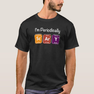 Periodically Scary Halloween Chemistry Joke T-Shirt