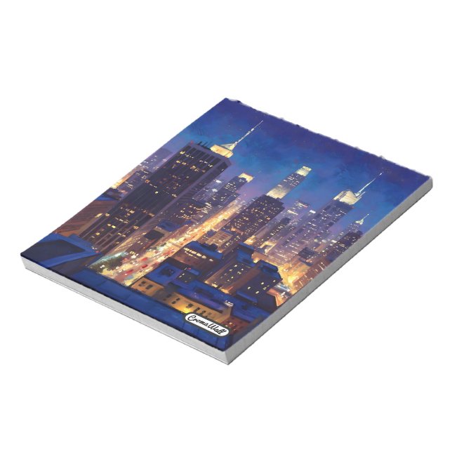 Peripheral Metropolis View Notepad (Rotated)