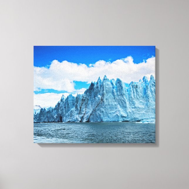 Perito Morena Glacier, Patagonia Canvas Print (Front)