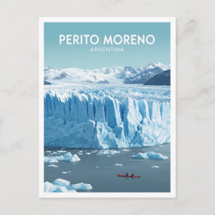 Perito Moreno Glacier El Calafate Argentina Travel Postcard