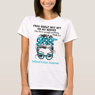 Peritoneal Cancer Awareness Ribbon Support Gifts T-Shirt