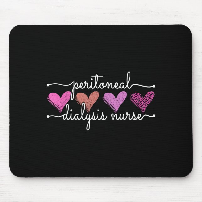 Peritoneal Dialysis Nurse Kidney Disease Funny Nur Mouse Mat (Front)