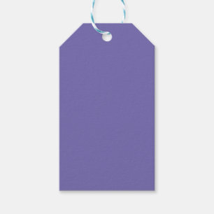 Periwinkle #756BB0, Santa Grey Gift Tags