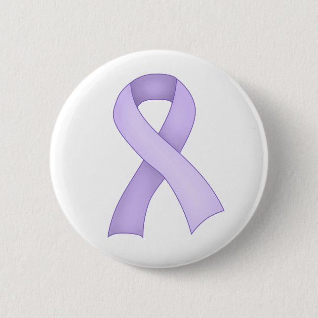 Periwinkle Awareness Ribbon Button 0001 (Front)