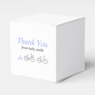Periwinkle Bicycle Favour Box