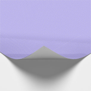 Periwinkle Blue and White Geometric Pattern Wrapping Paper