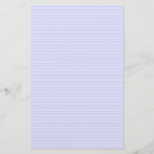 Periwinkle Blue and White Striped Stationery Paper