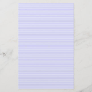 Periwinkle Blue and White Striped Stationery Paper