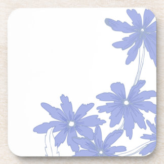 Periwinkle Blue Daisies Coaster