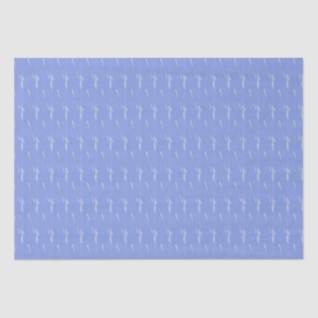 Periwinkle Blue Flecked Tissue Paper (Front)