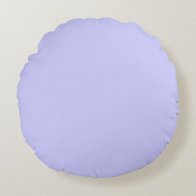Periwinkle Blue Round Cushion (Front)