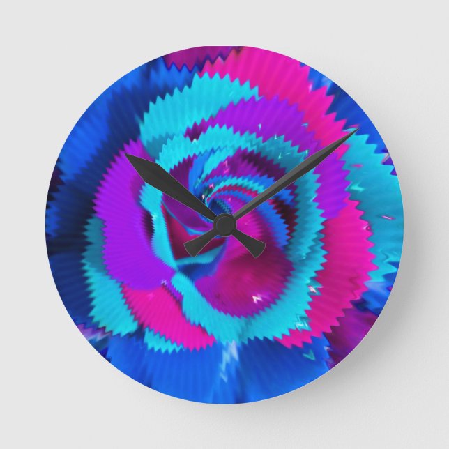 Periwinkle Blue Vision Wallclock (Front)