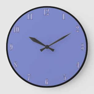 Periwinkle Blue Wall Clock